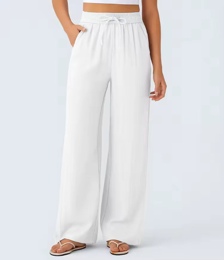 Lina™ High-Waisted Wide Leg Trousers