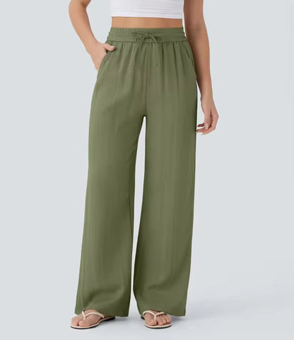 Lina™ High-Waisted Wide Leg Trousers