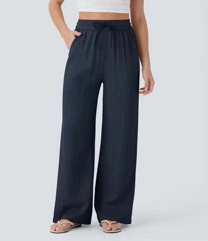 Lina™ High-Waisted Wide Leg Trousers