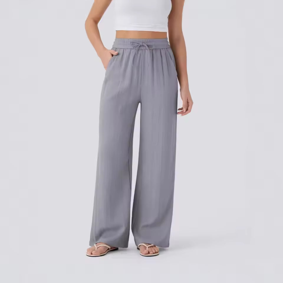 Lina™ High-Waisted Wide Leg Trousers