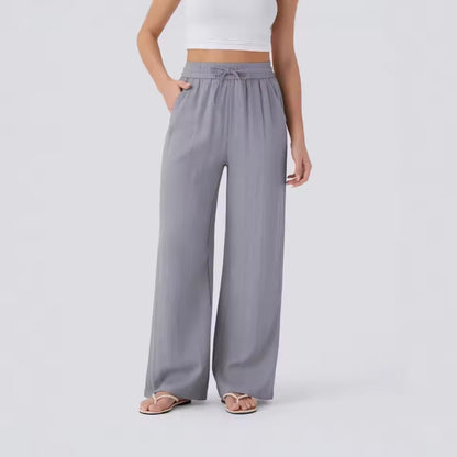 Lina™ High-Waisted Wide Leg Trousers